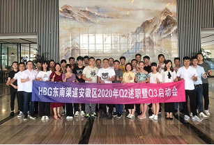 HBG東南渠道安徽區2020年Q2述職暨Q3啟動會